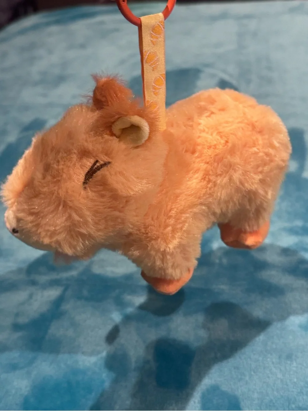 Capybara Plushie Bag Charm by Capy-Era - Orange